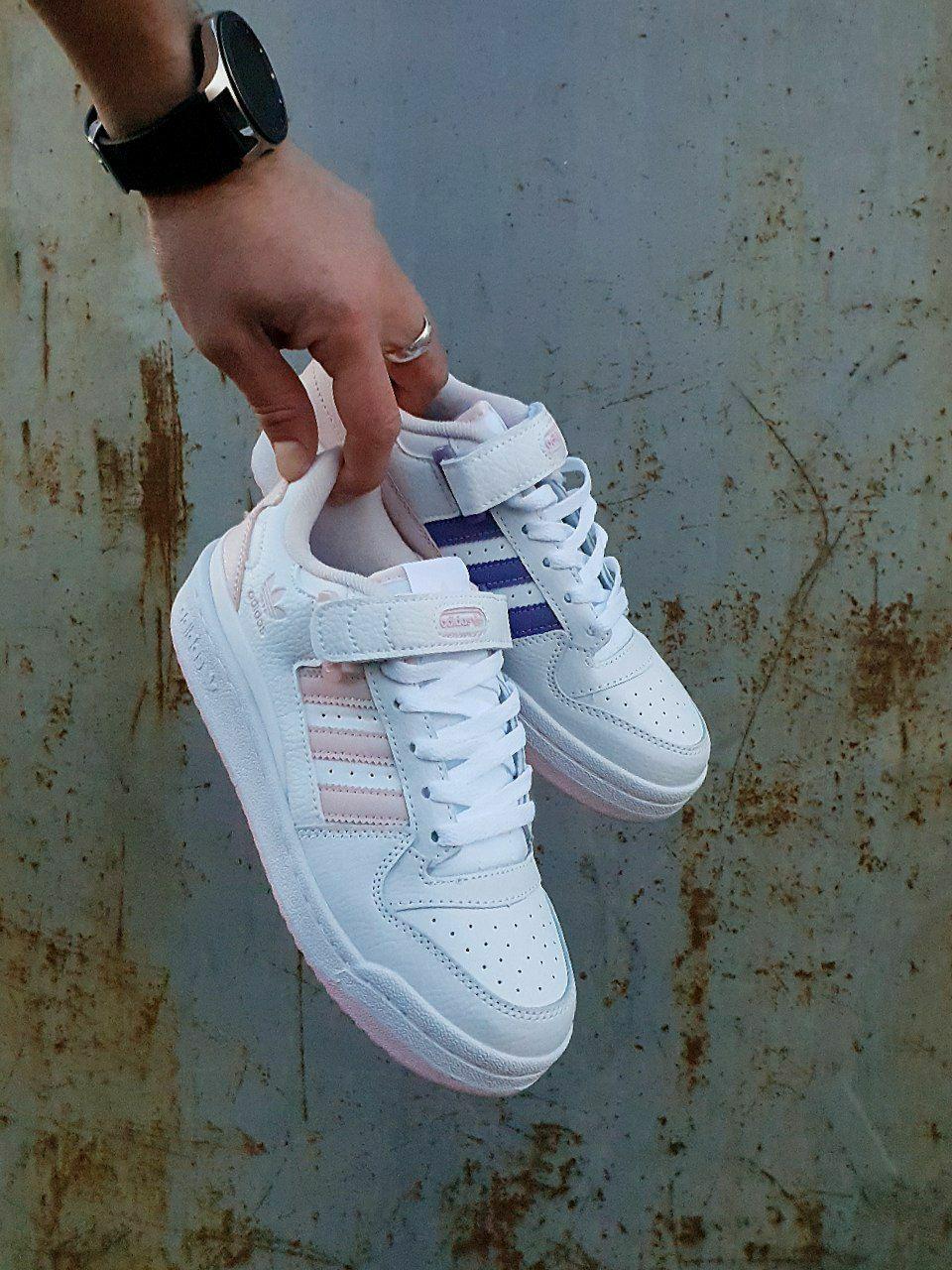 Adidas Forum White Pink Purple