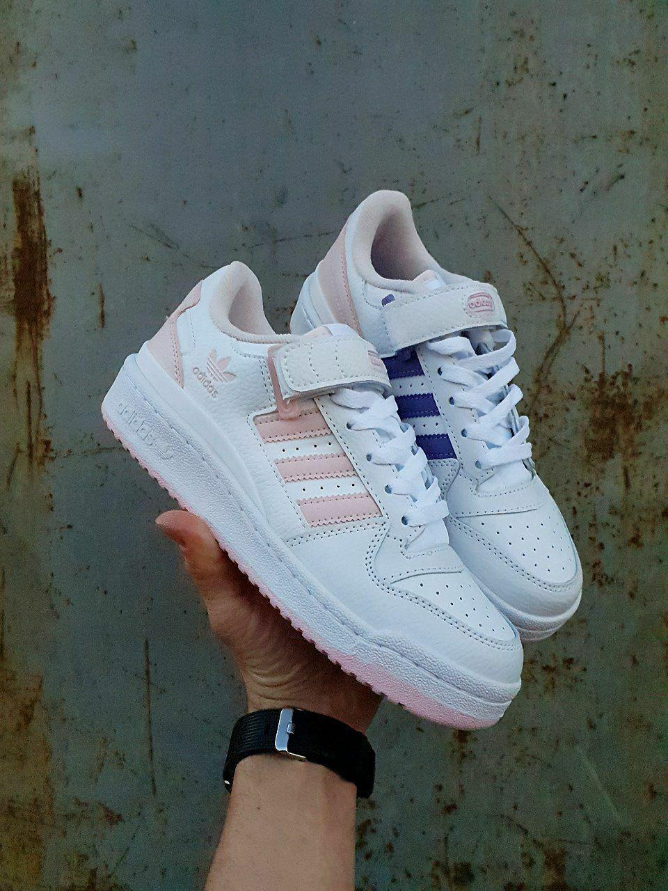 Adidas Forum White Pink Purple