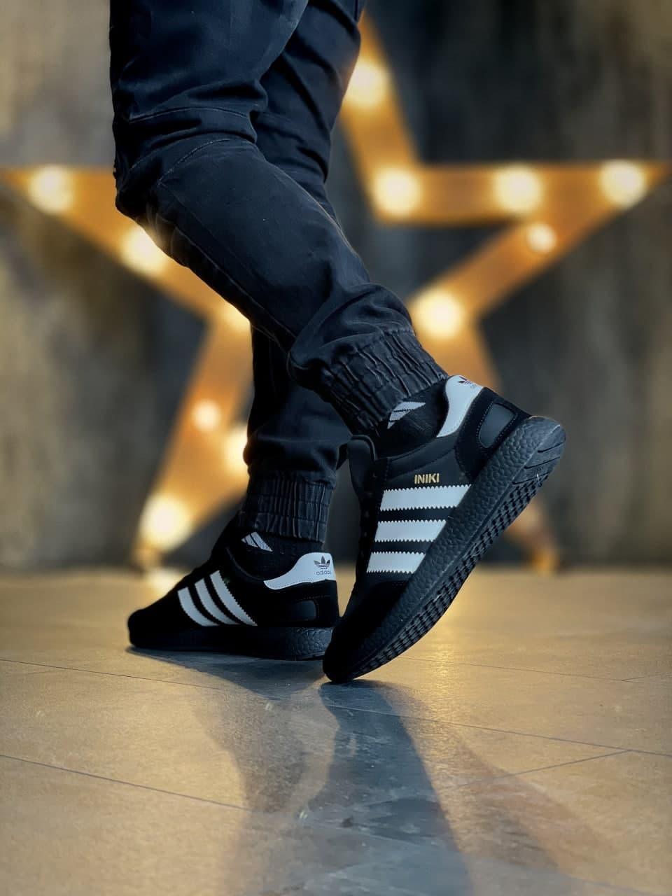Adidas Iniki Black White 2