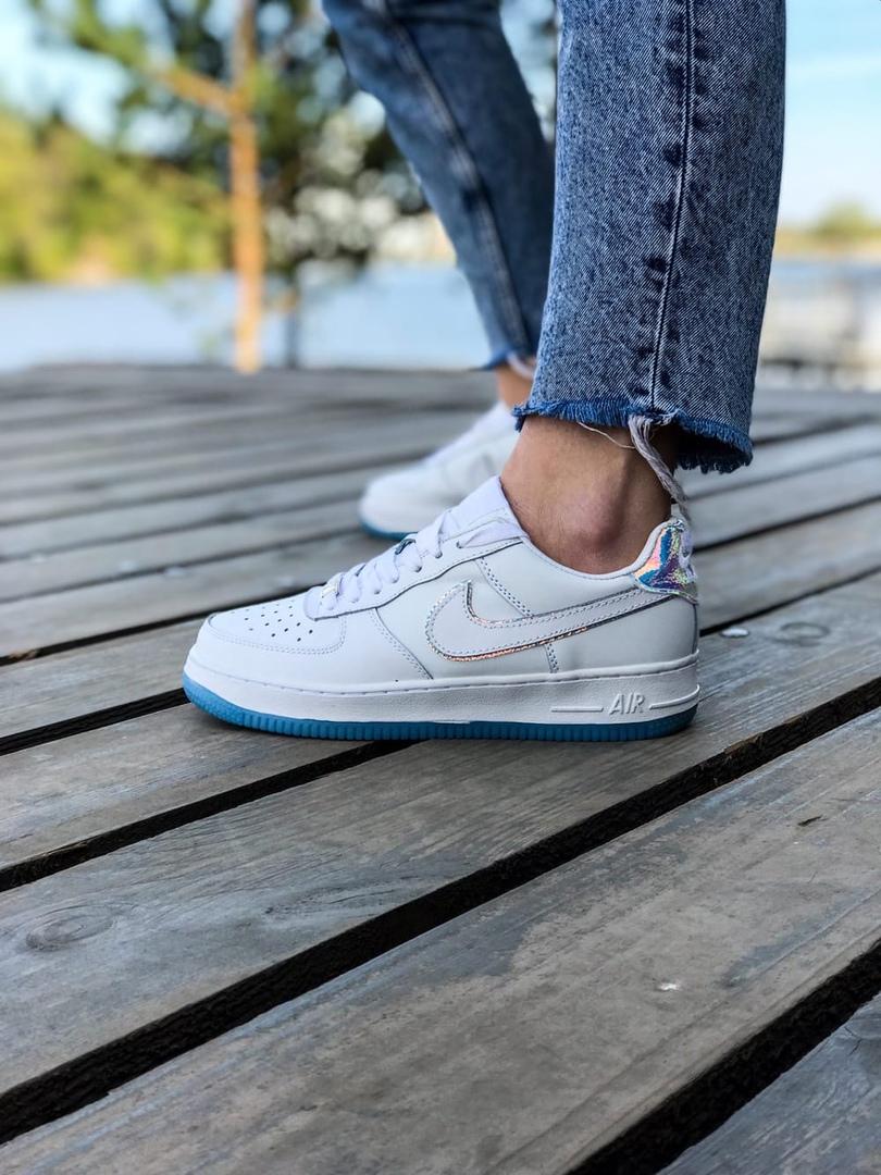 Nike Air Force 1 White Blue 6