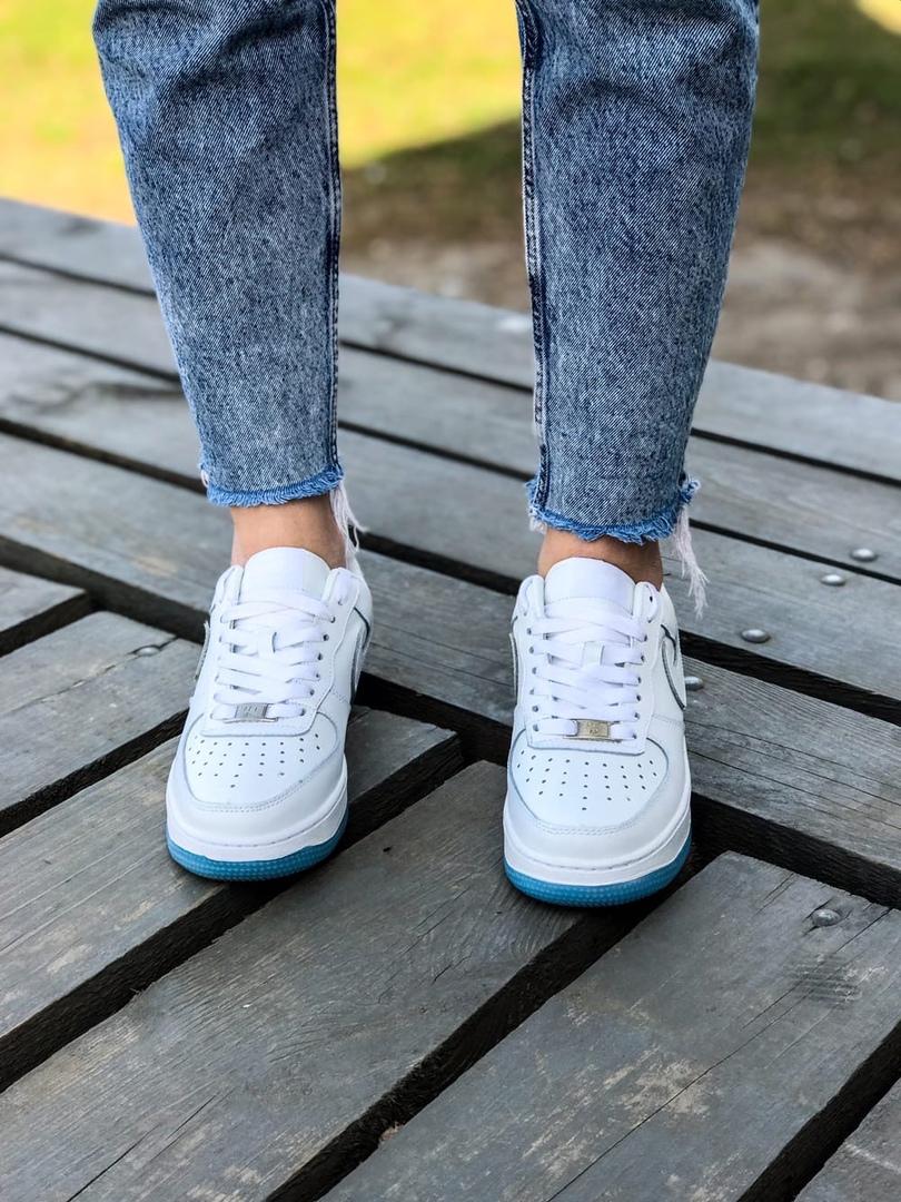 Nike Air Force 1 White Blue 6