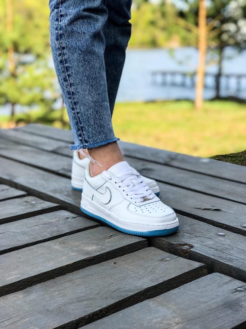 Nike Air Force 1 White Blue 6