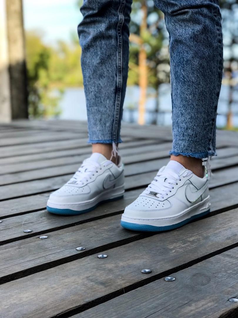 Nike Air Force 1 White Blue 6