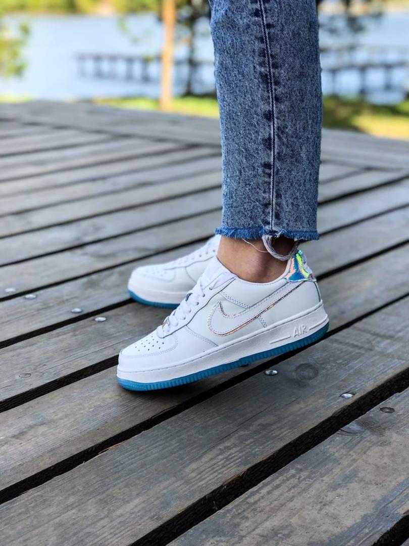 Nike Air Force 1 White Blue 6