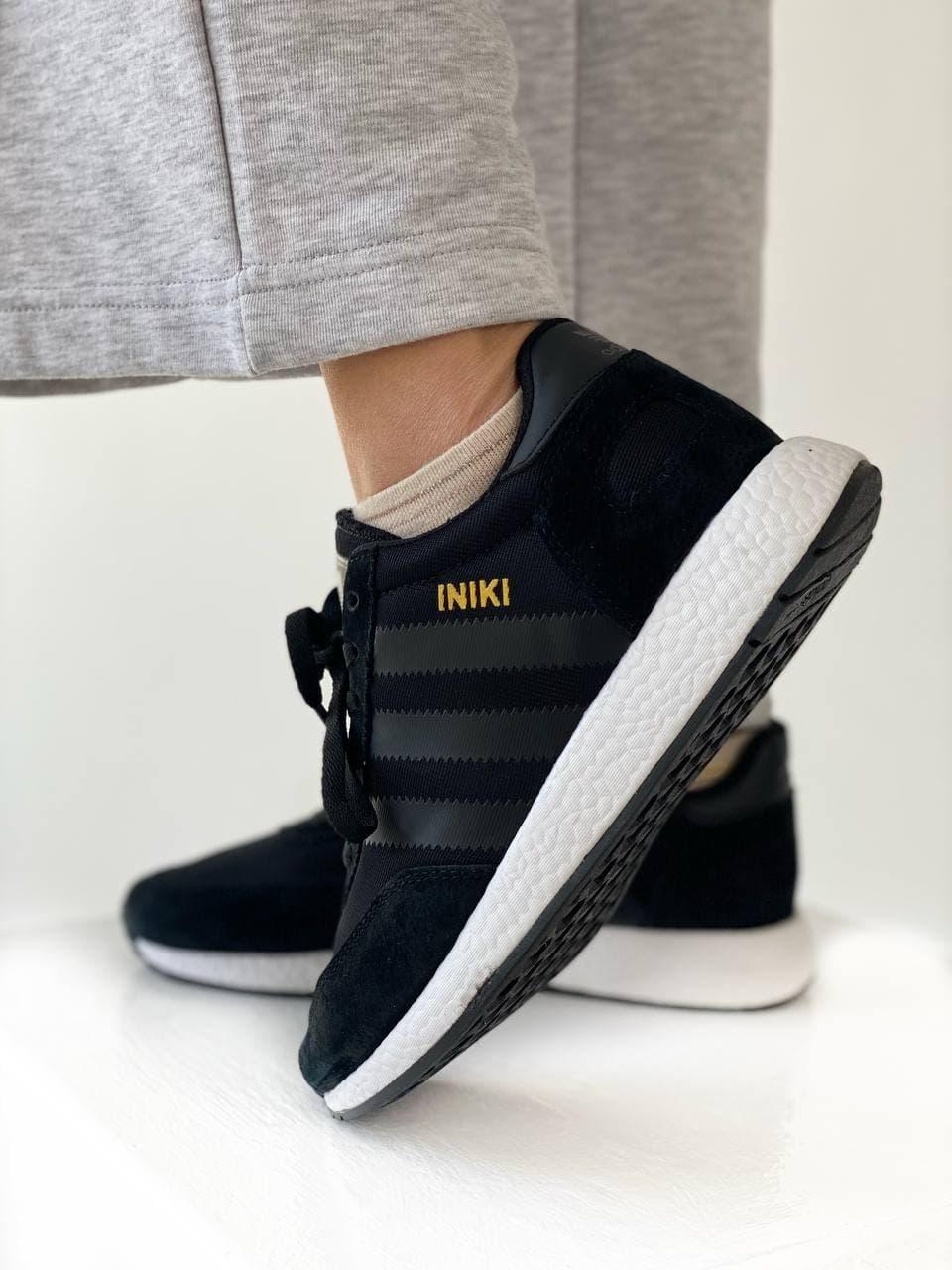 Adidas Iniki Black White 3