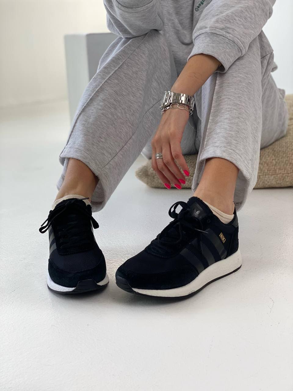 Adidas Iniki Black White 3