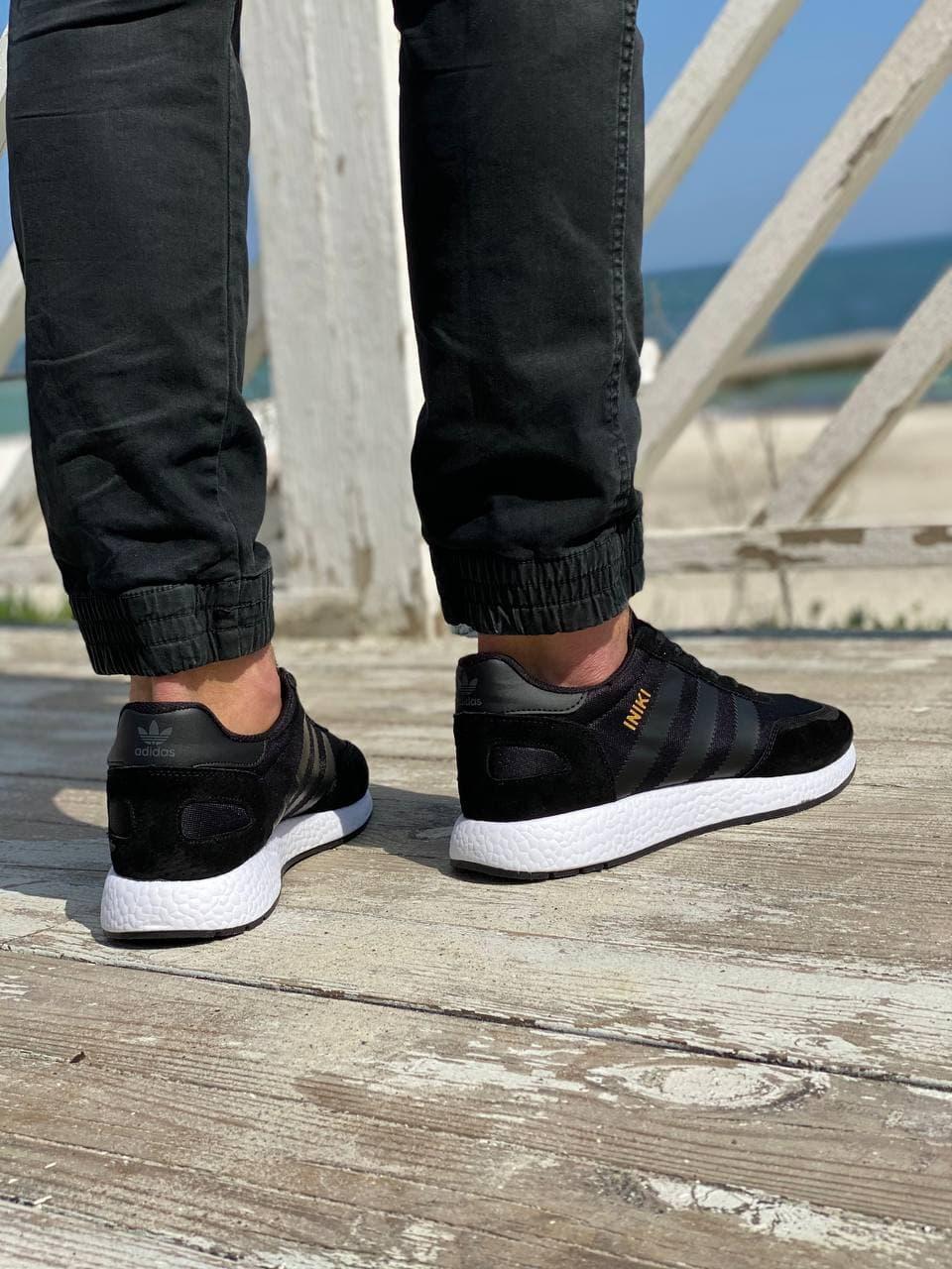 Adidas Iniki Black White 3