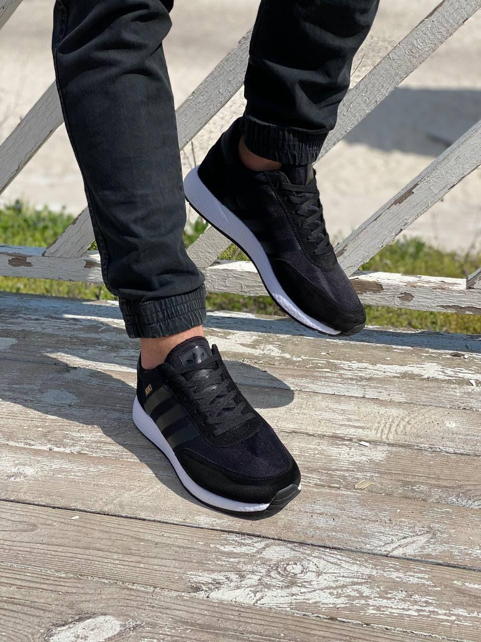Adidas Iniki Black White 3