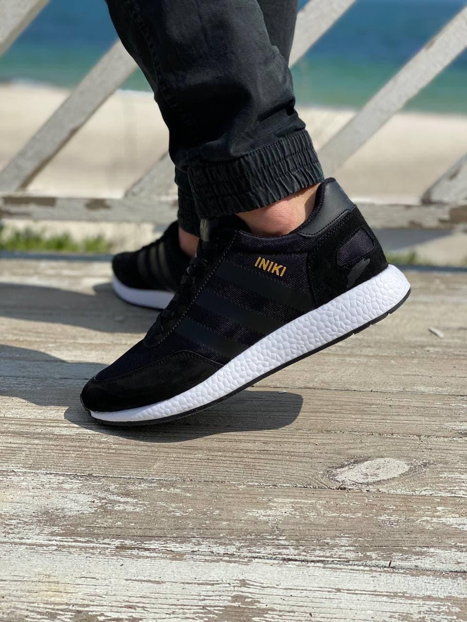 Adidas Iniki Black White 3