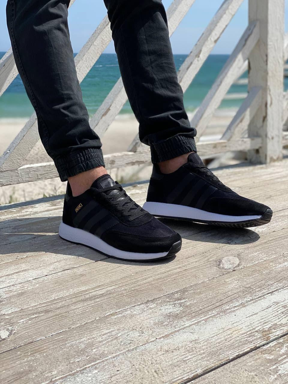 Adidas Iniki Black White 3