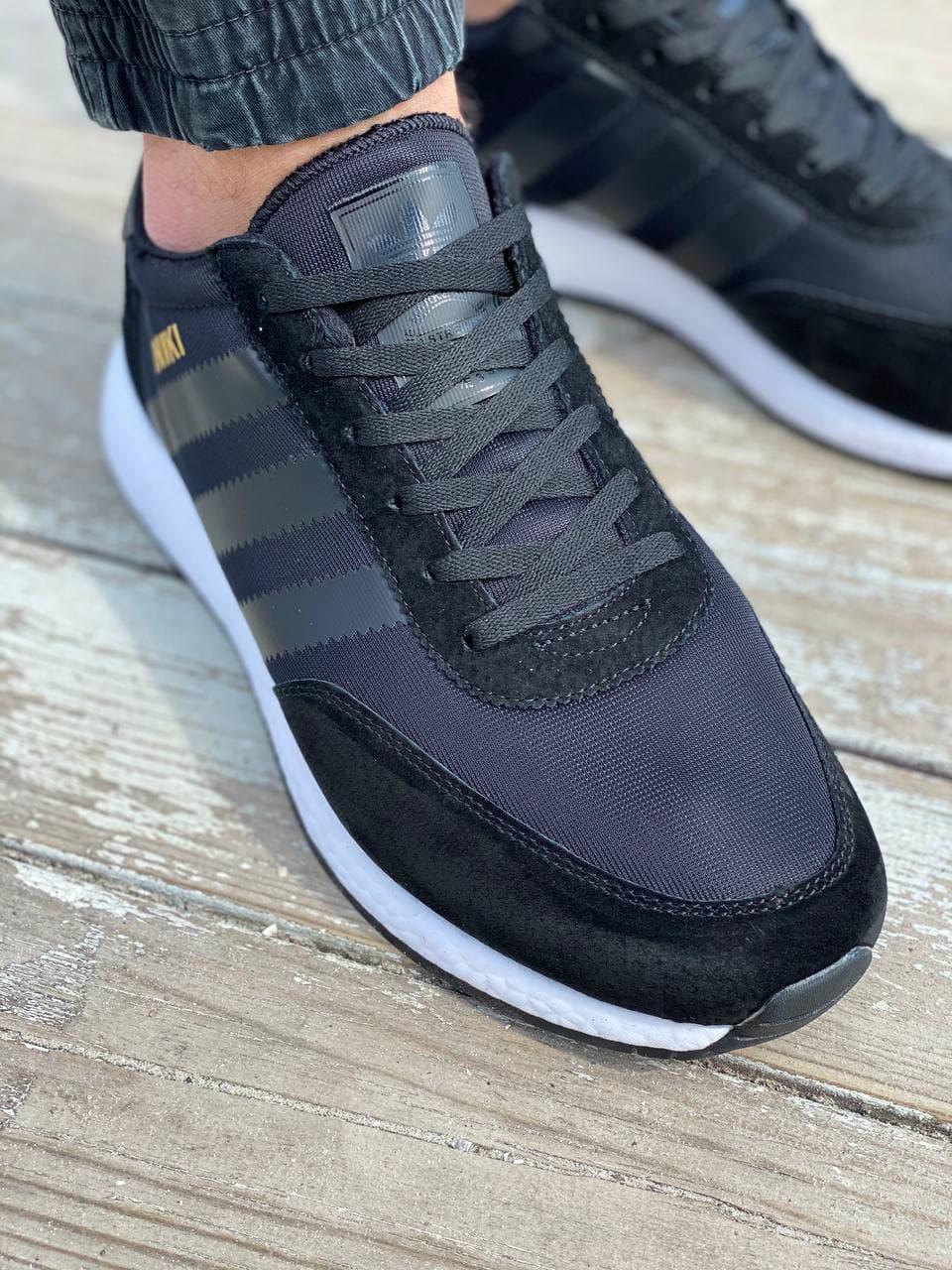 Adidas Iniki Black White 3