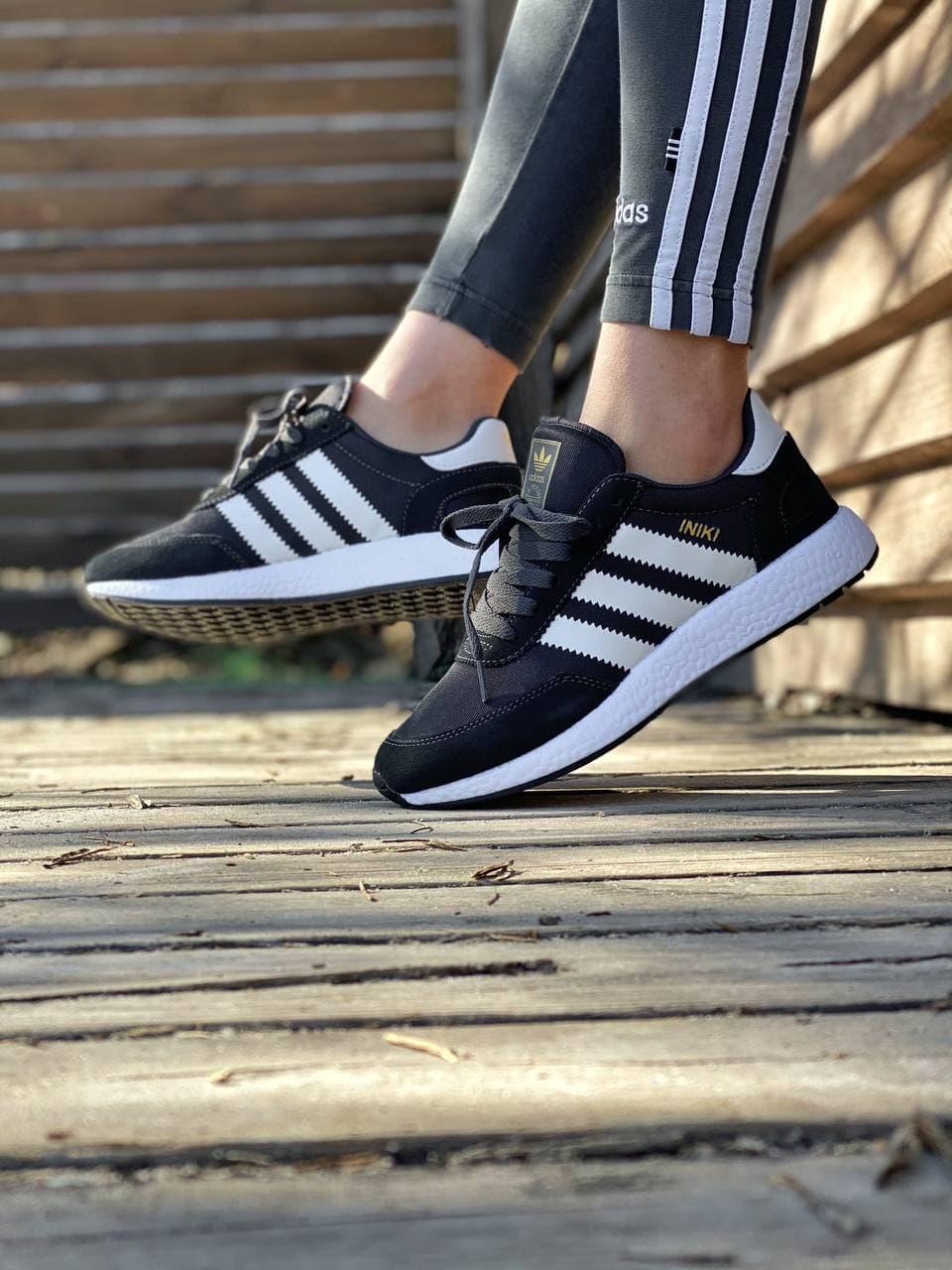 Adidas Iniki Black White 4