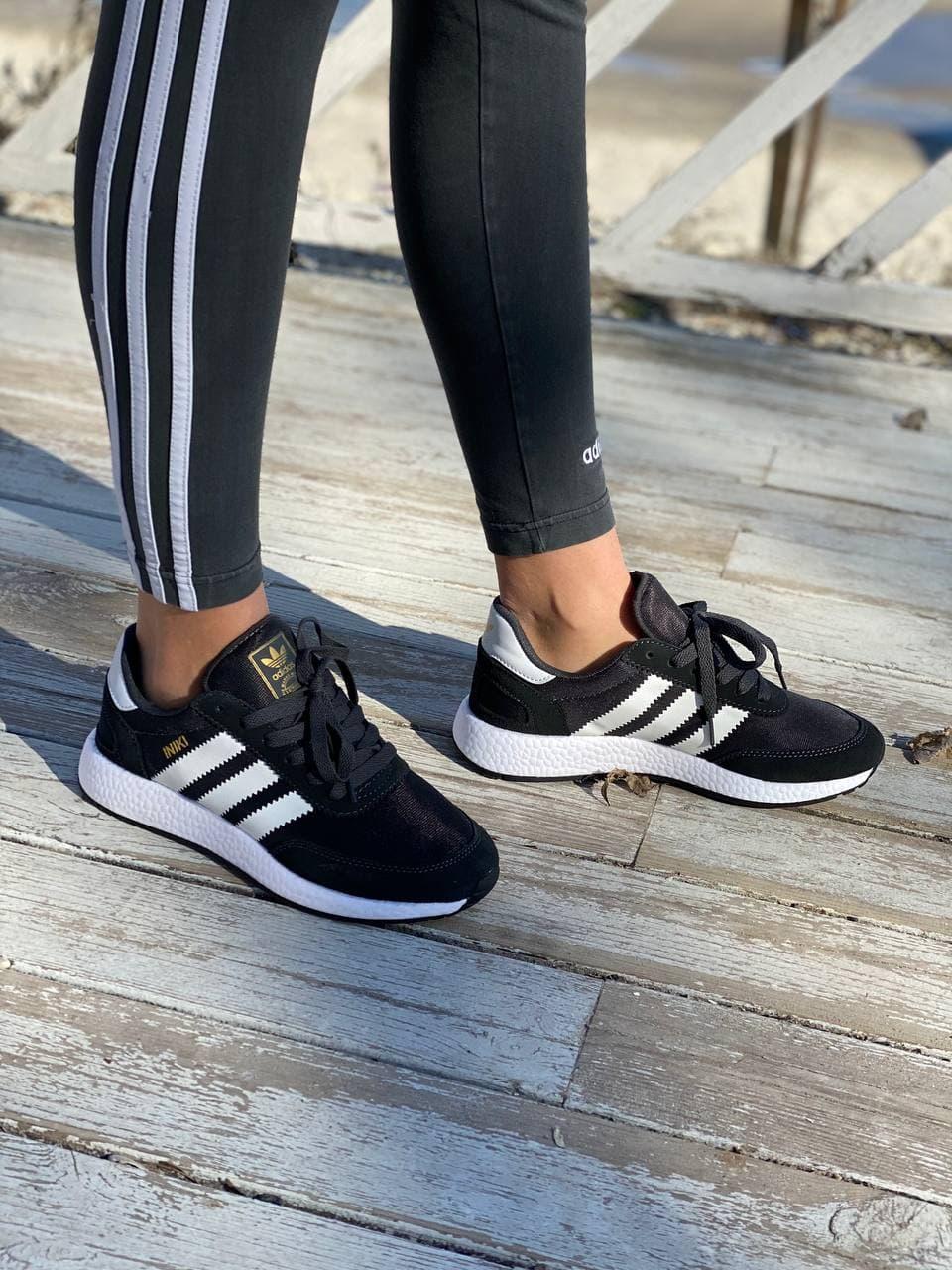 Adidas Iniki Black White 4