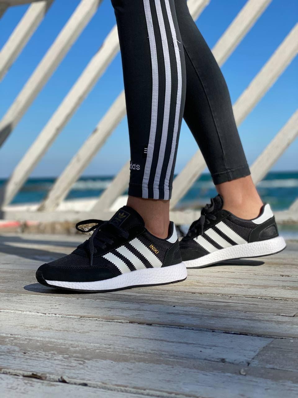 Adidas Iniki Black White 4