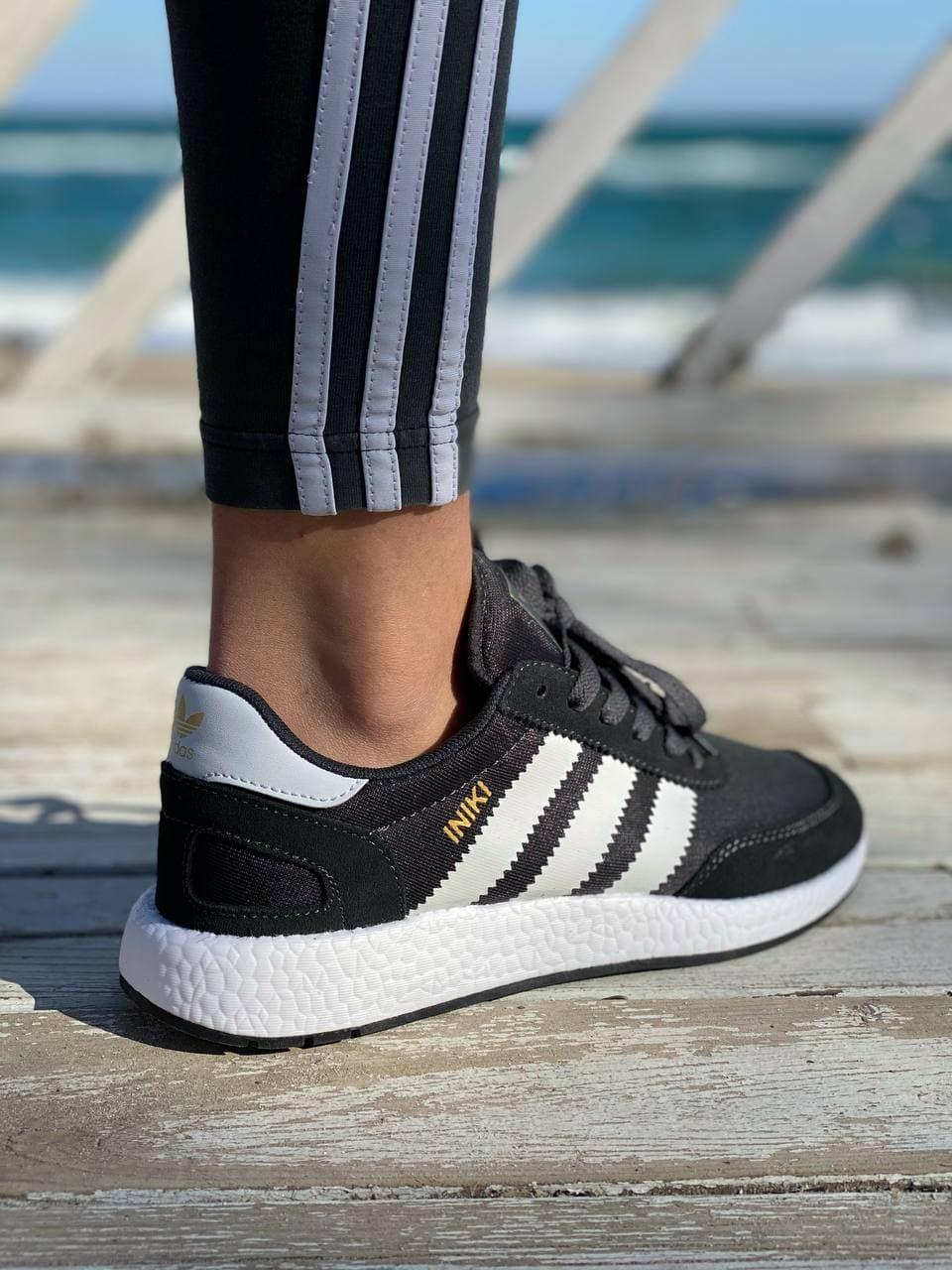 Adidas Iniki Black White 4