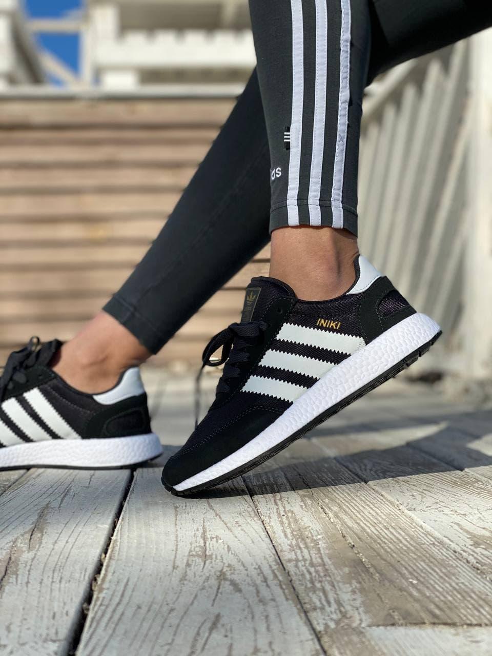 Adidas Iniki Black White 4