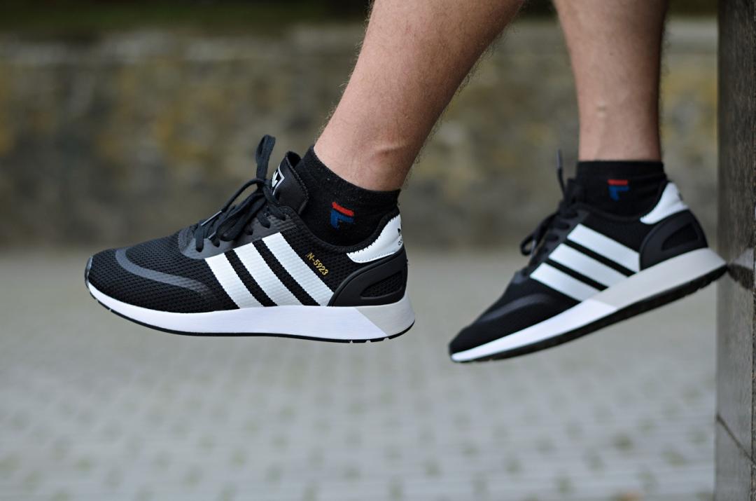 Adidas Iniki Black White 5