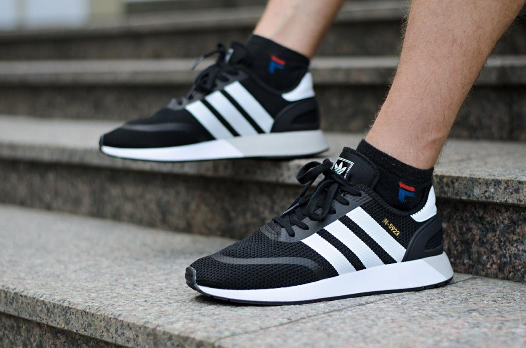 Adidas Iniki Black White 5