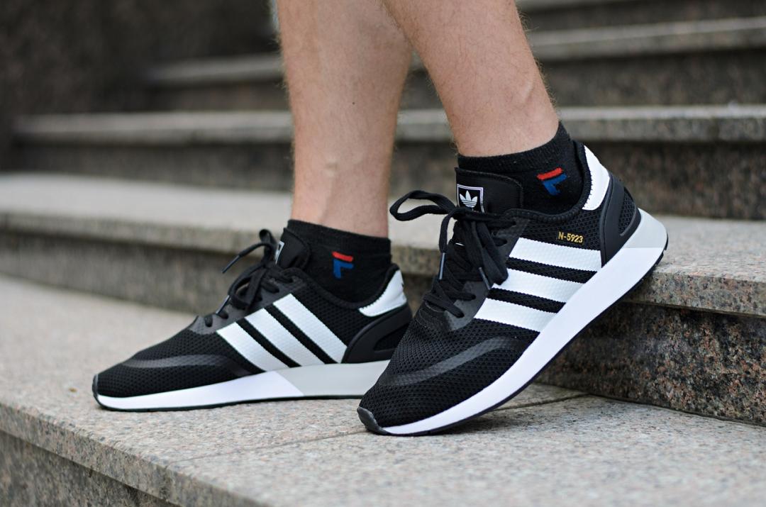 Adidas Iniki Black White 5