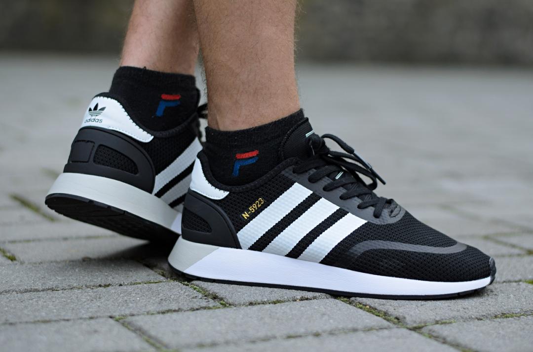 Adidas Iniki Black White 5