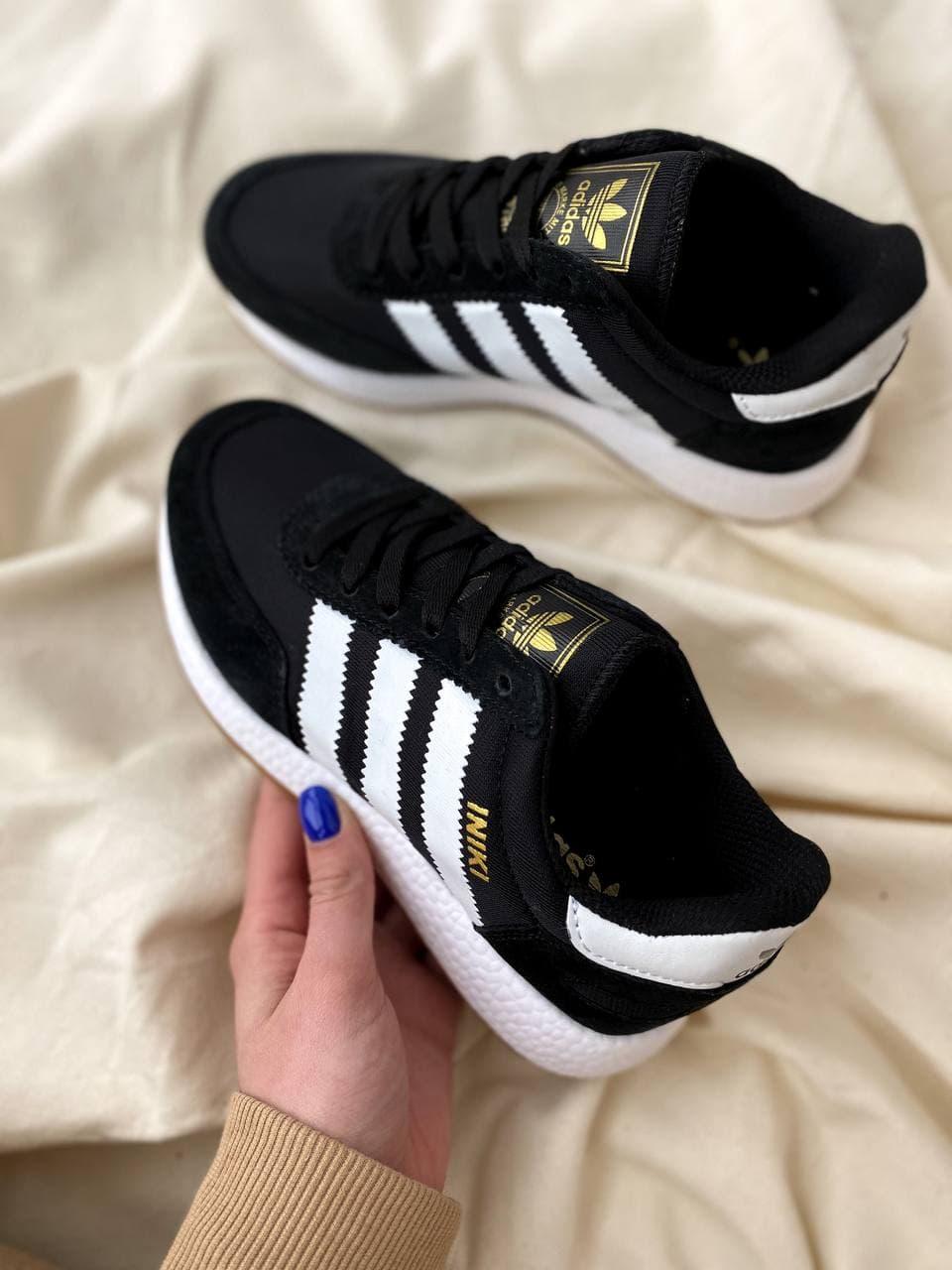 Adidas Iniki Black White 6