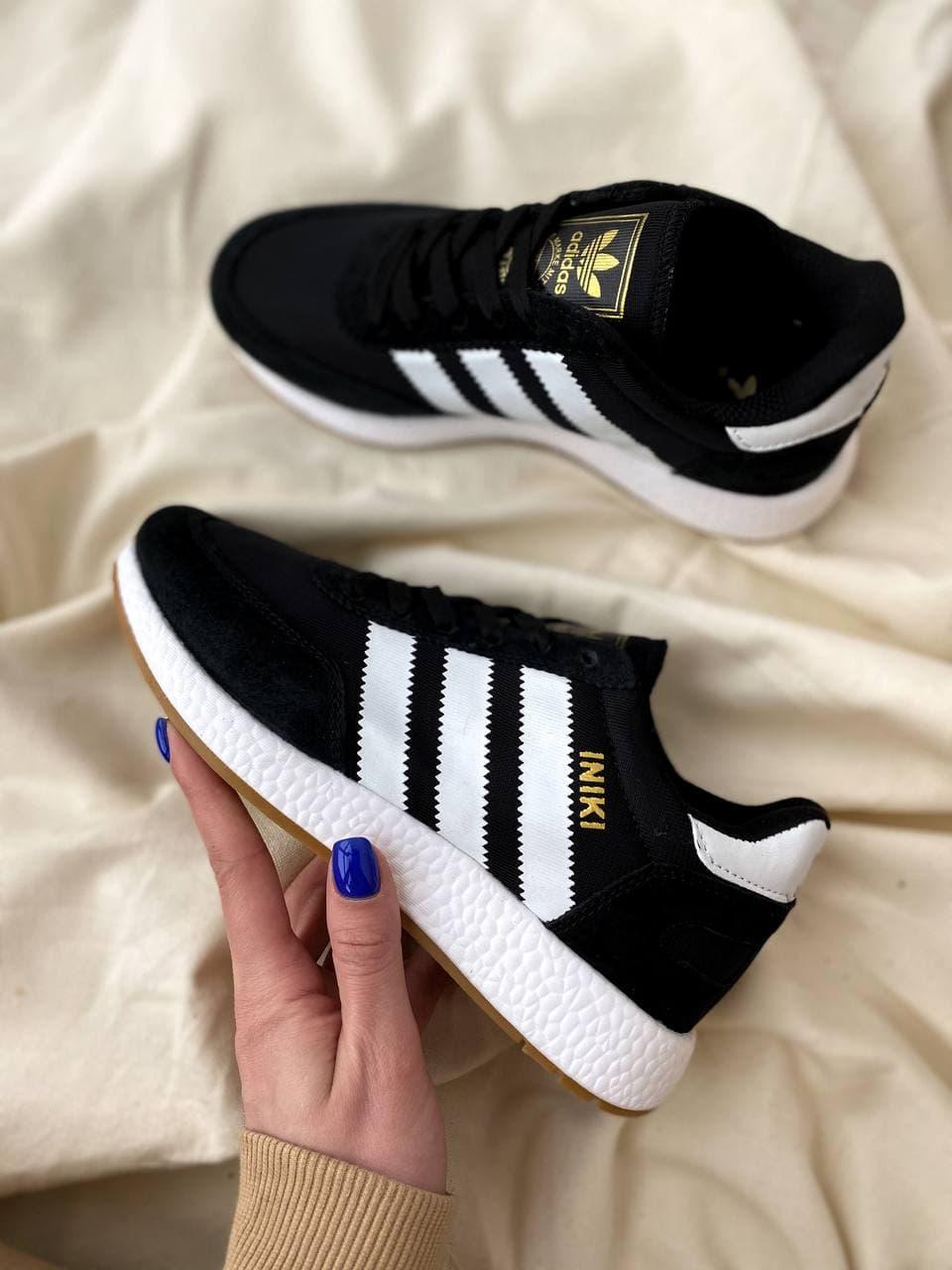 Adidas Iniki Black White 6