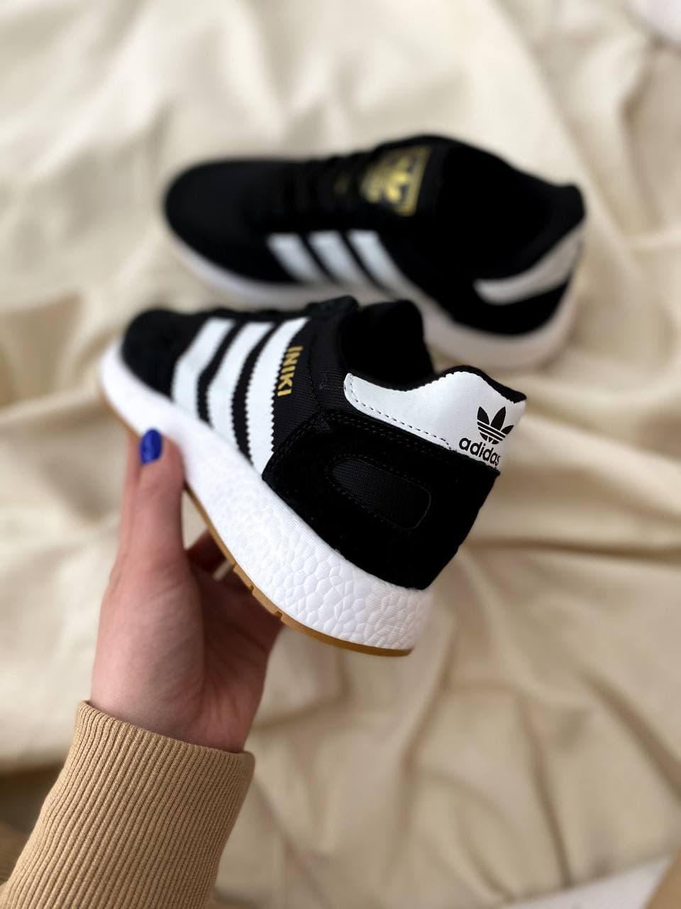 Adidas Iniki Black White 6