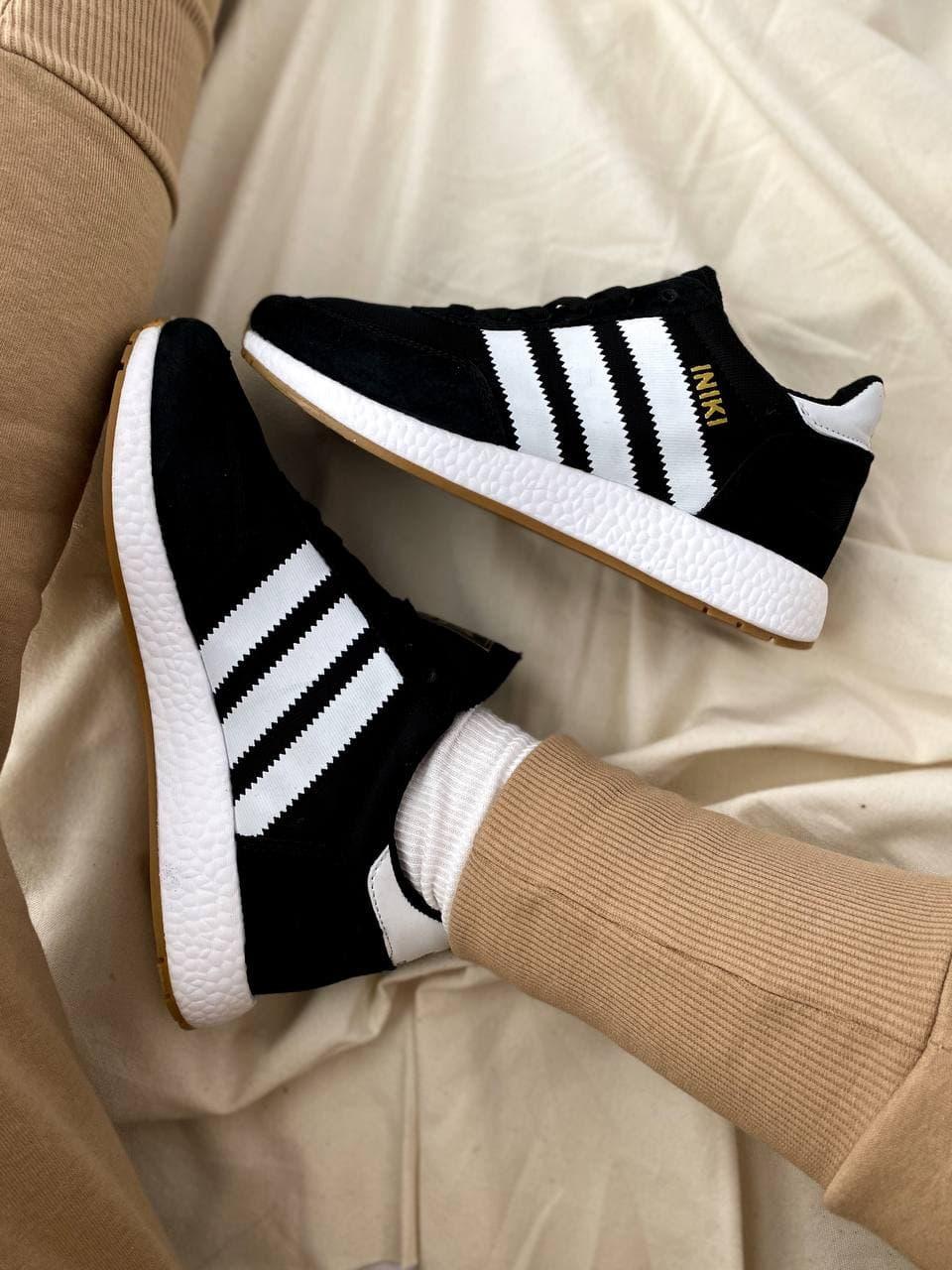 Adidas Iniki Black White 6