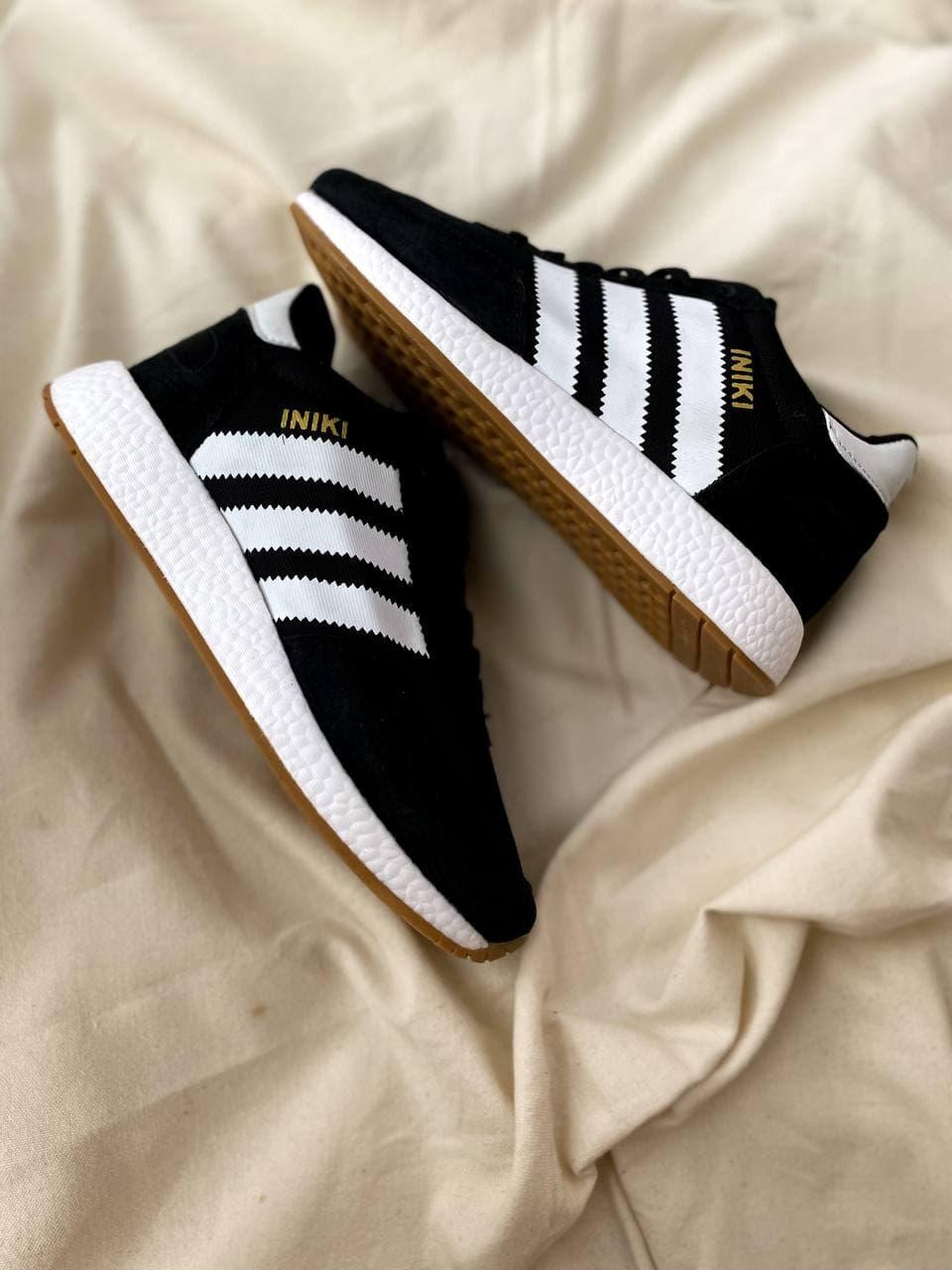 Adidas Iniki Black White 6