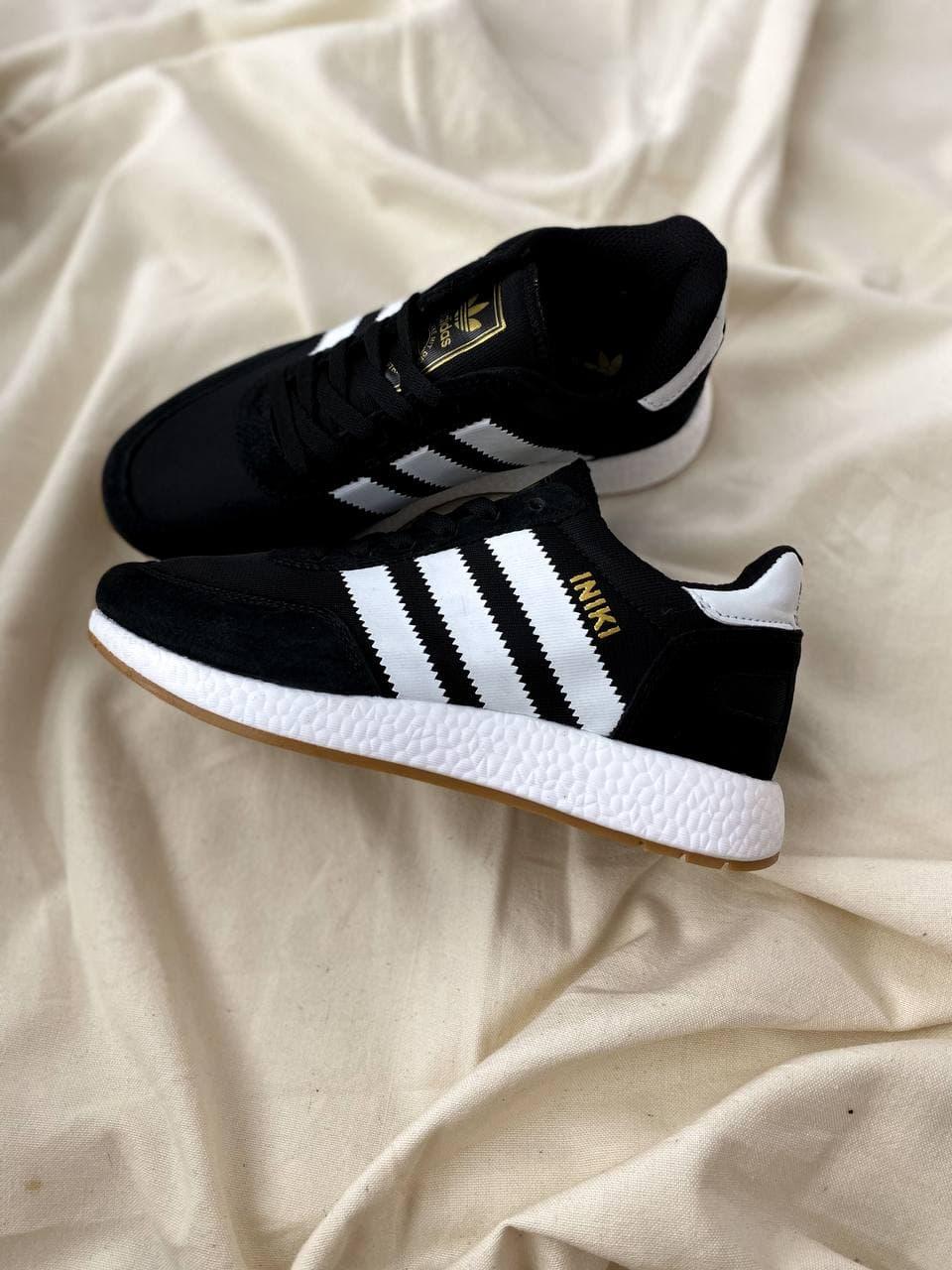 Adidas Iniki Black White 6