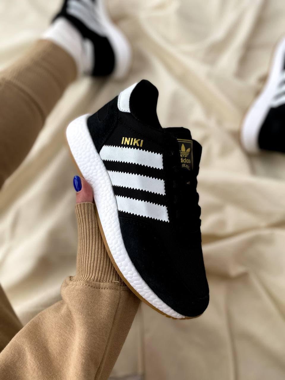 Adidas Iniki Black White 6