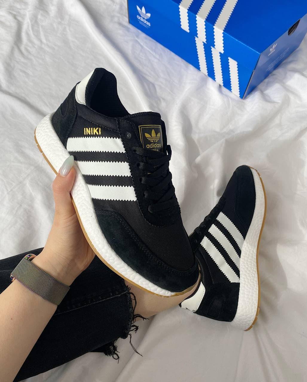 Adidas Iniki Black White 6
