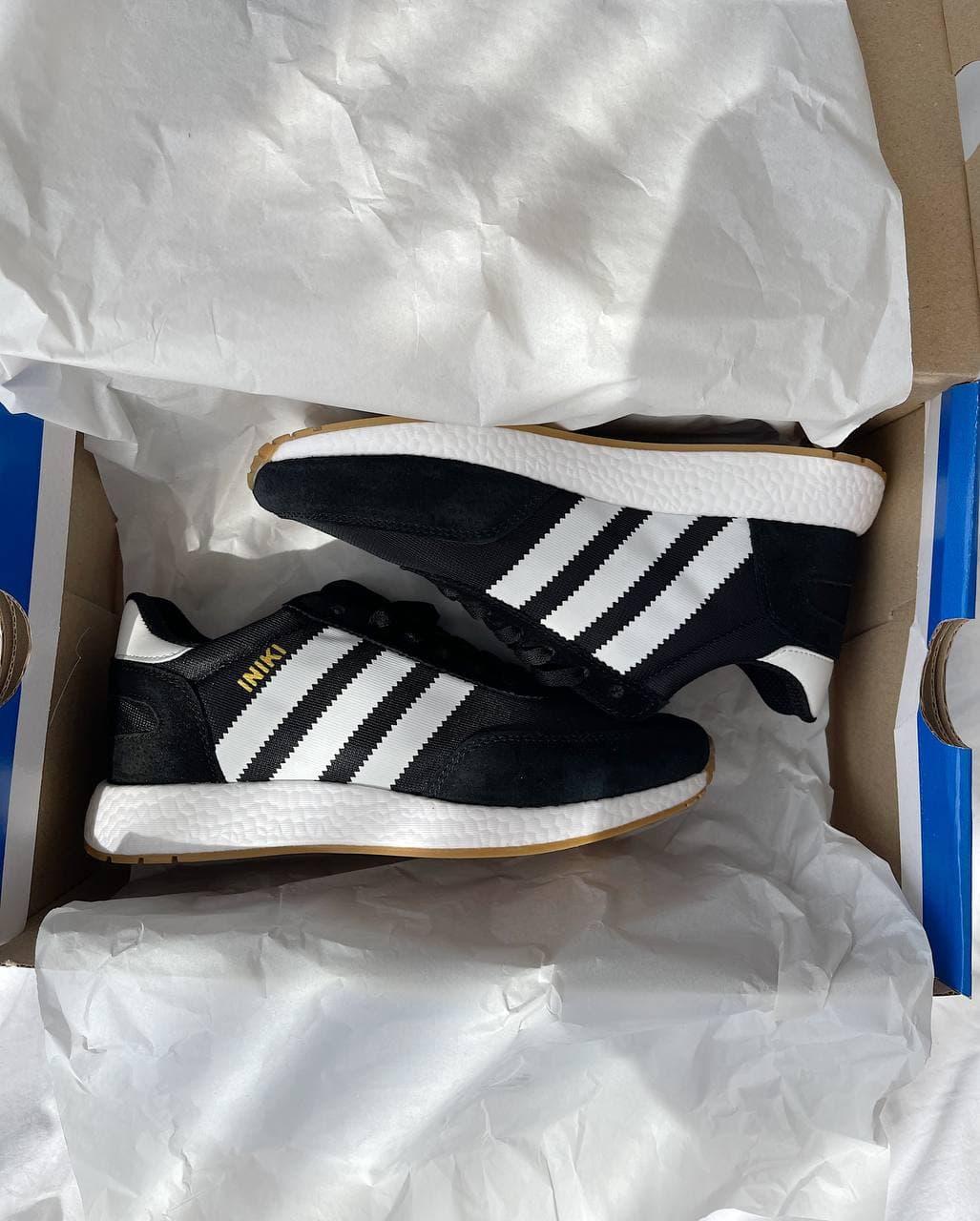 Adidas Iniki Black White 6