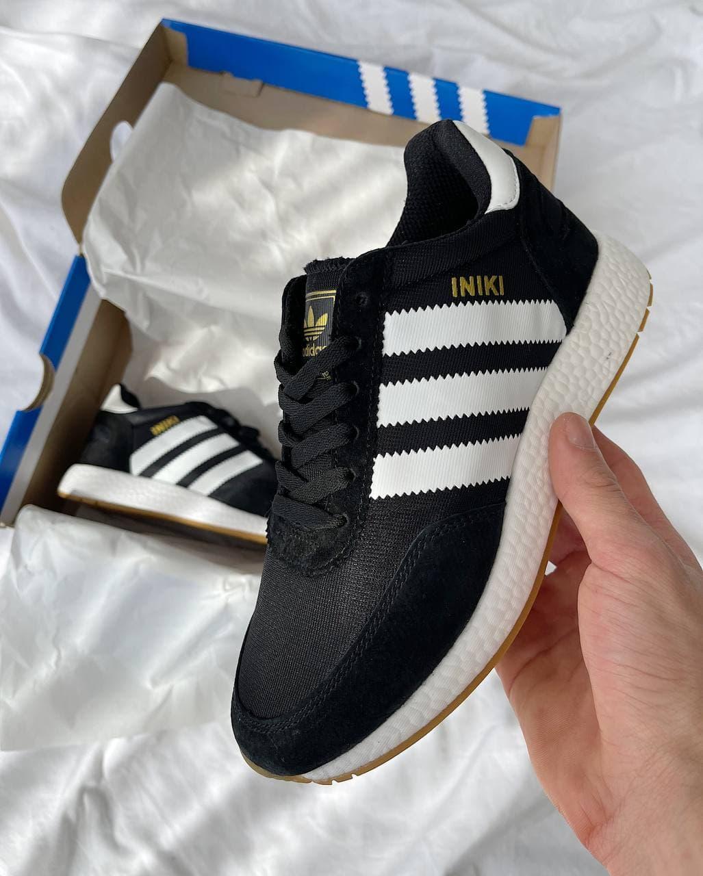 Adidas Iniki Black White 6