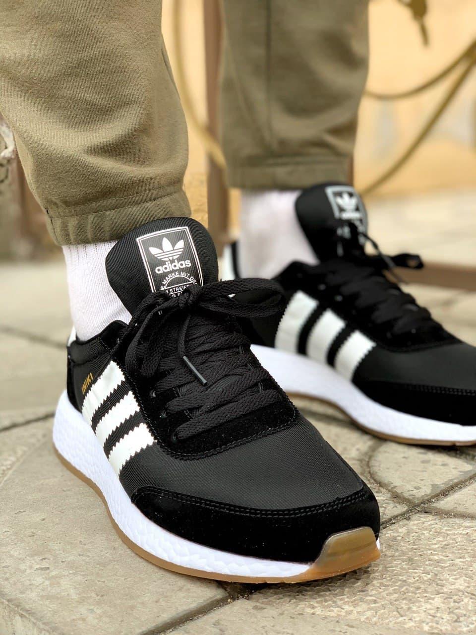 Adidas Iniki Black White 7