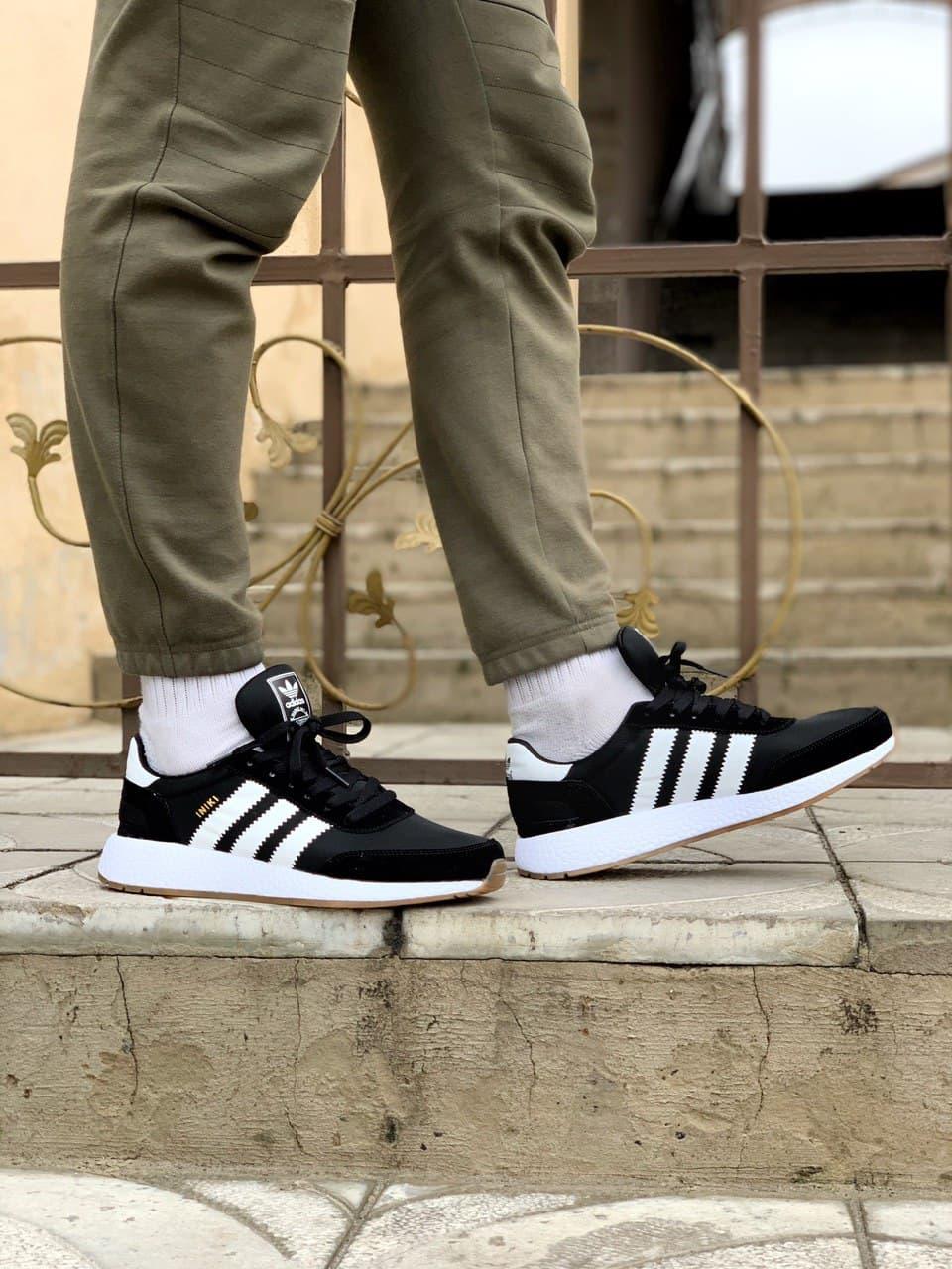 Adidas Iniki Black White 7