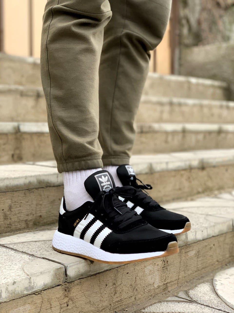 Adidas Iniki Black White 7