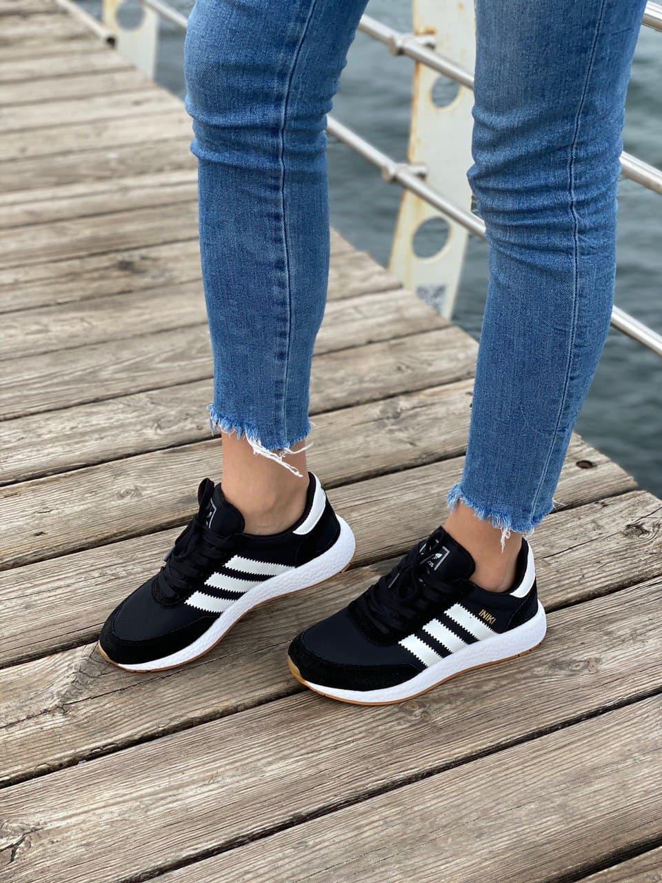 Adidas Iniki Black White 7