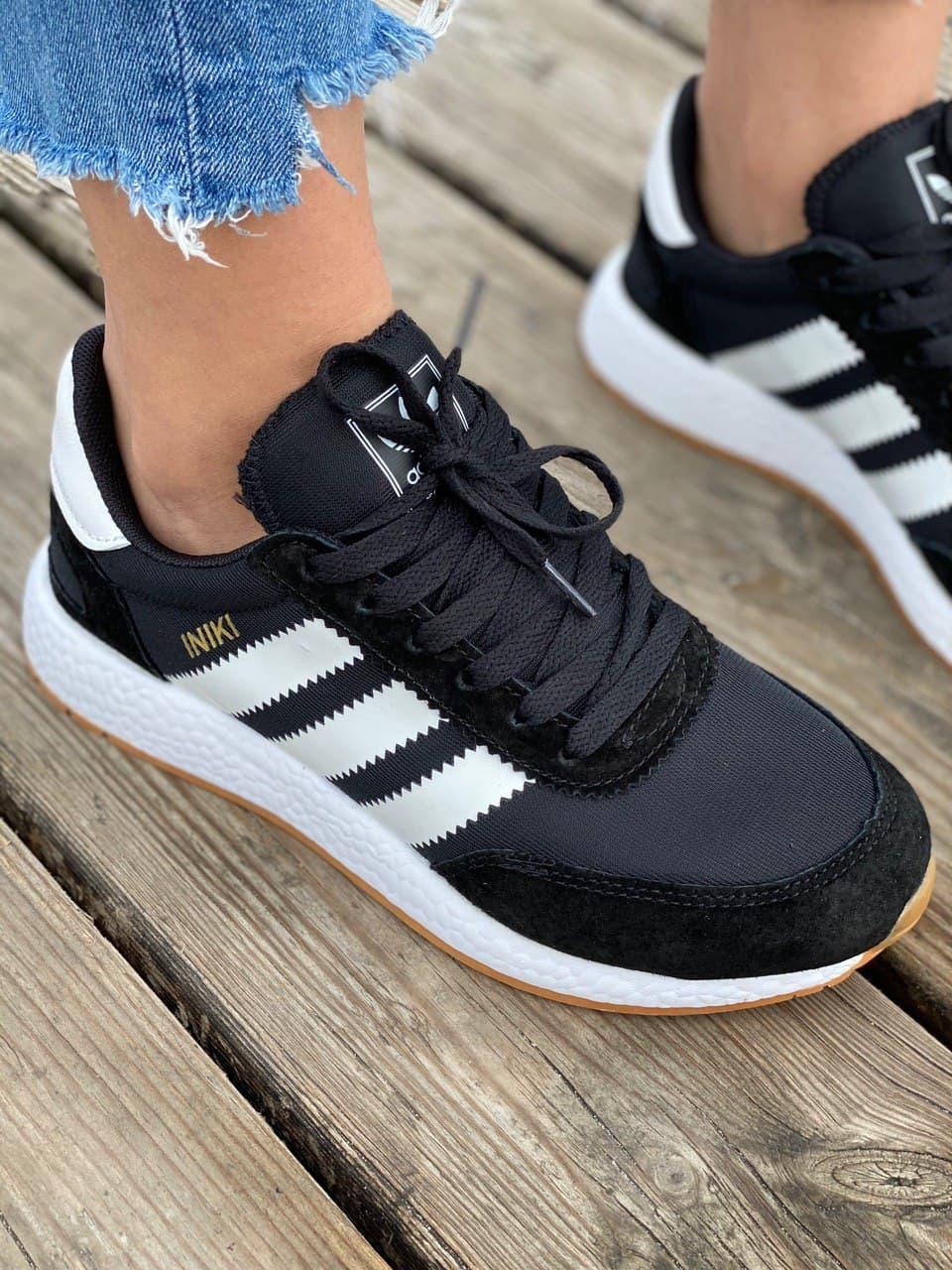 Adidas Iniki Black White 7