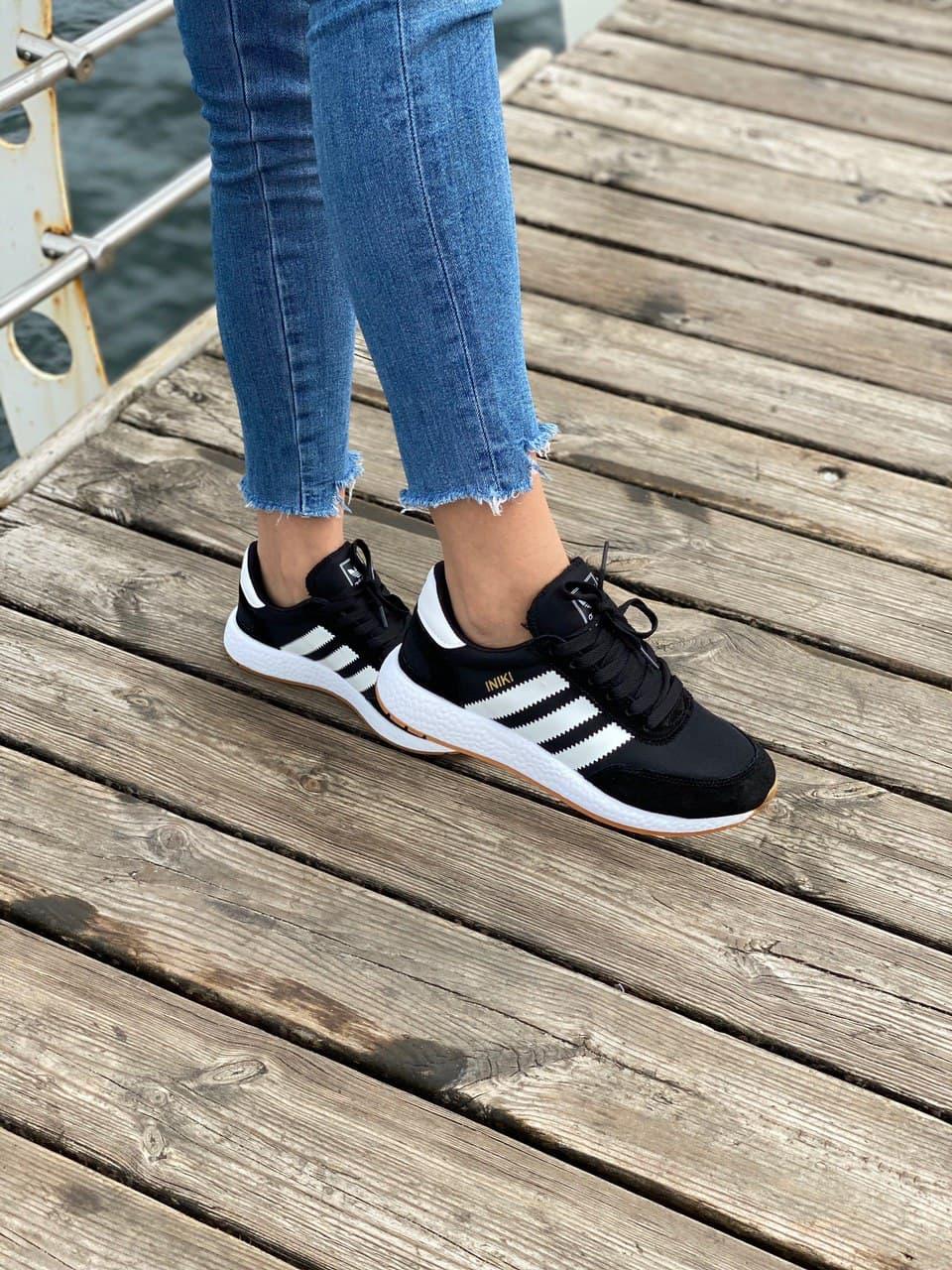 Adidas Iniki Black White 7