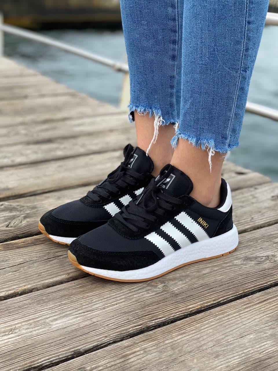 Adidas Iniki Black White 7
