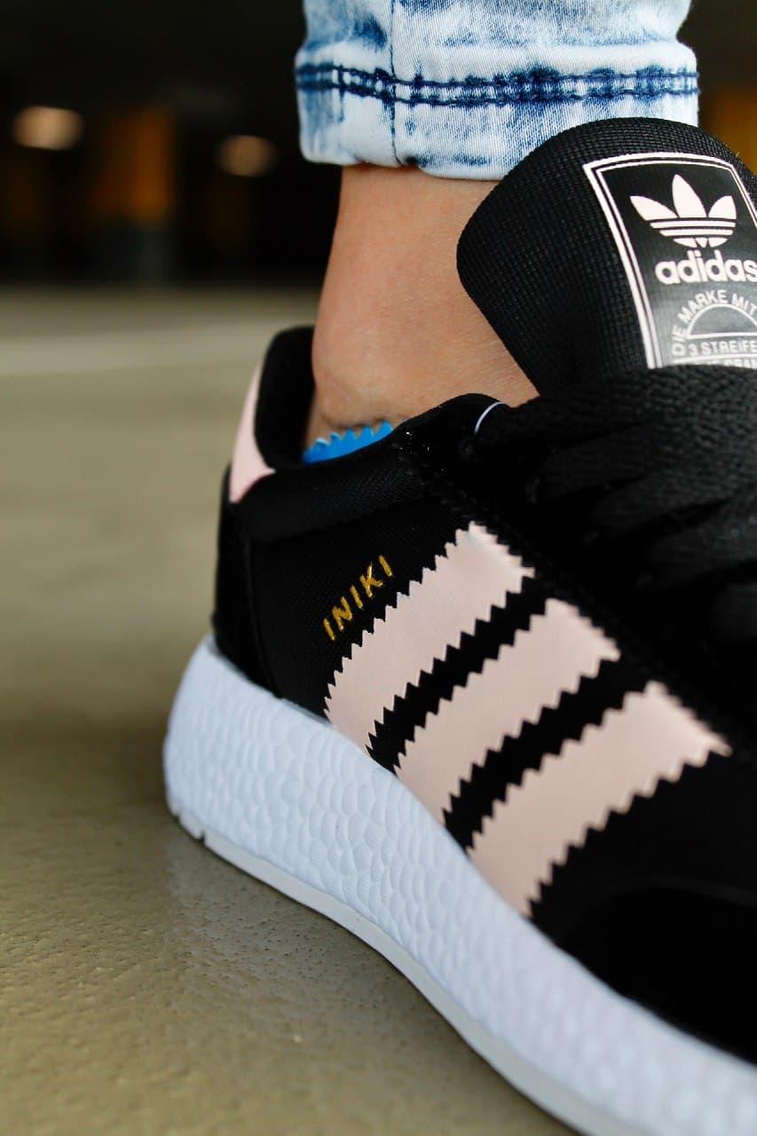 Adidas Iniki Black White Pink