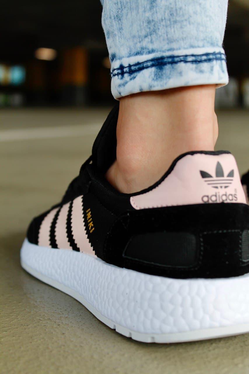 Adidas Iniki Black White Pink