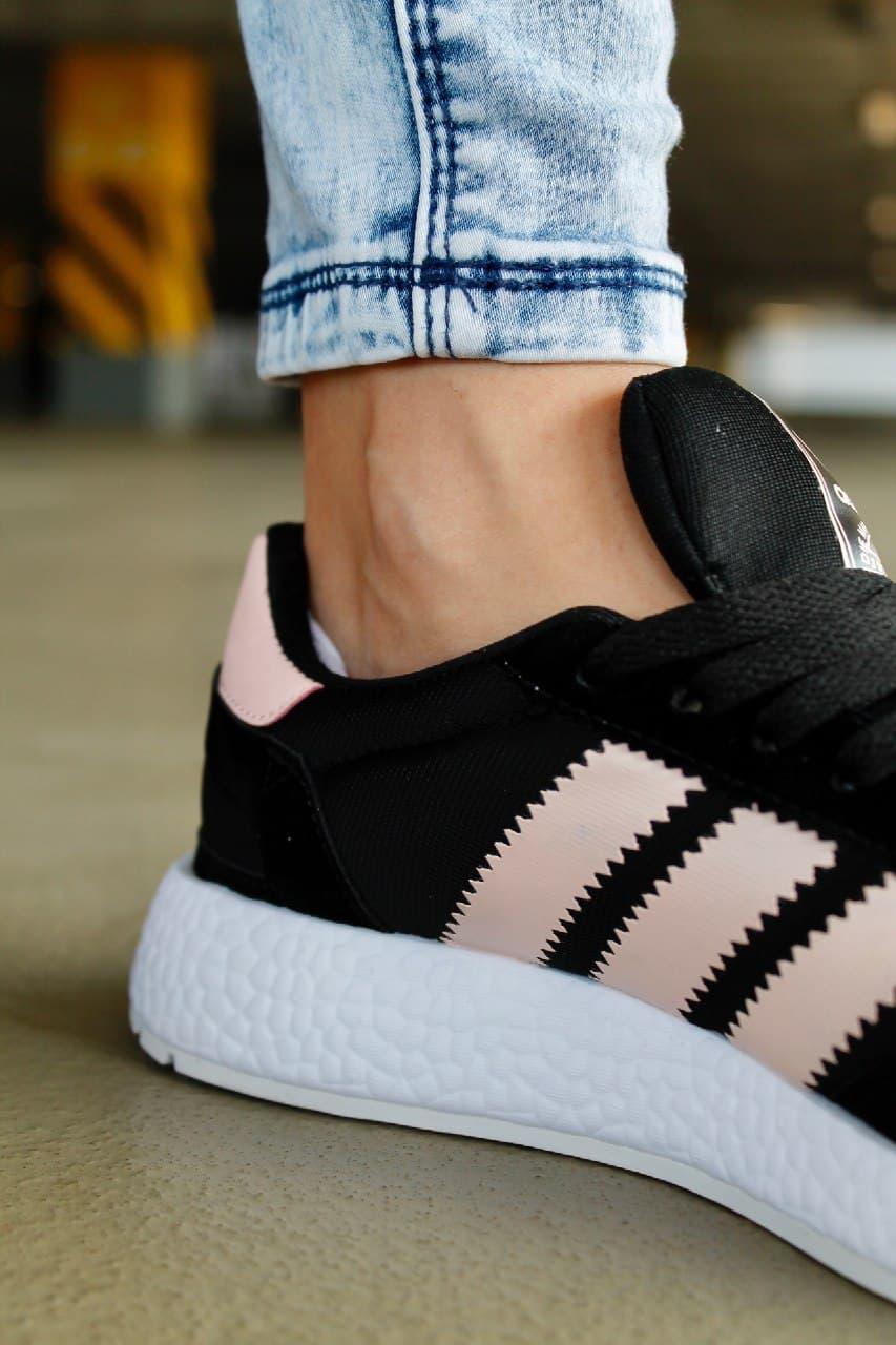 Adidas Iniki Black White Pink