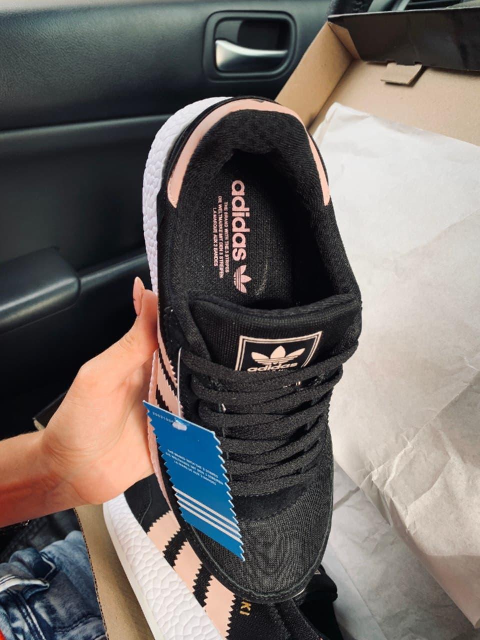 Adidas Iniki Black White Pink