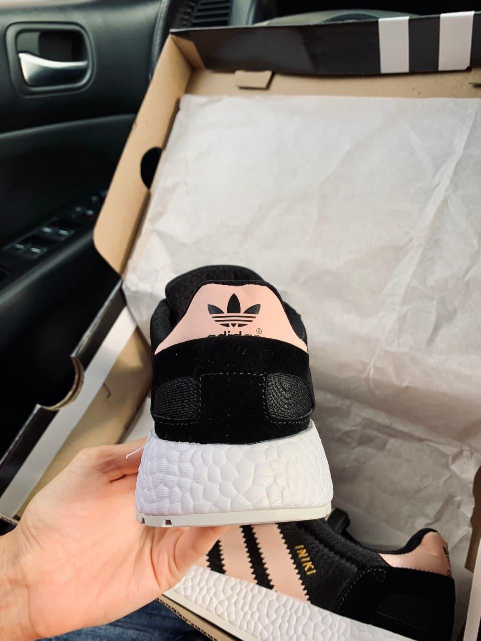 Adidas Iniki Black White Pink