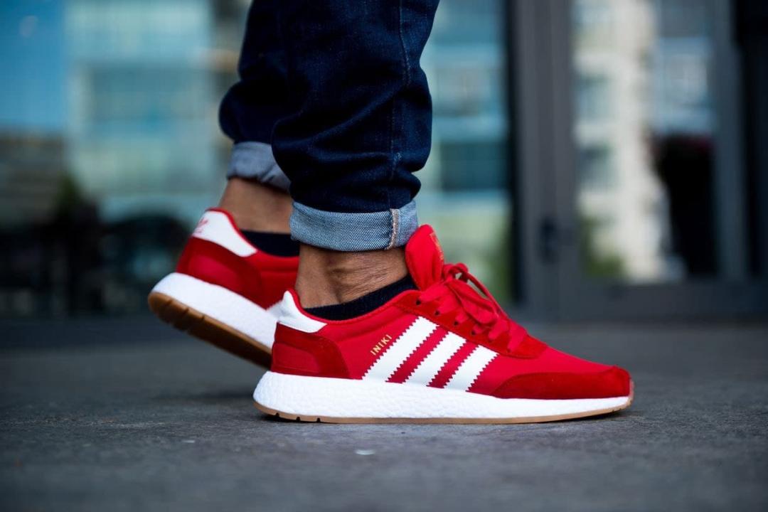 Adidas Iniki Red White 2