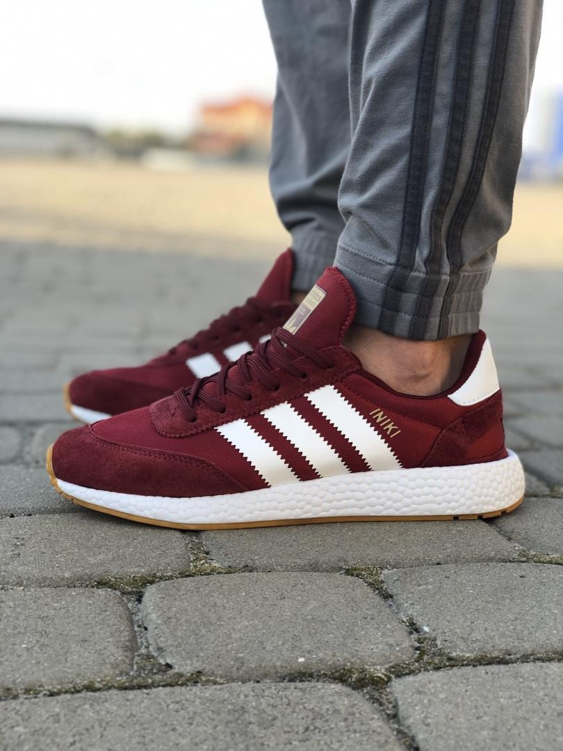 Adidas Iniki Bordo White 2