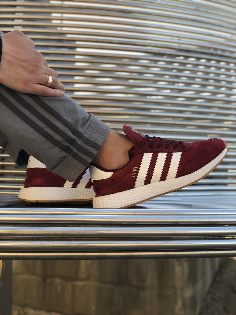 Adidas Iniki Bordo White 2