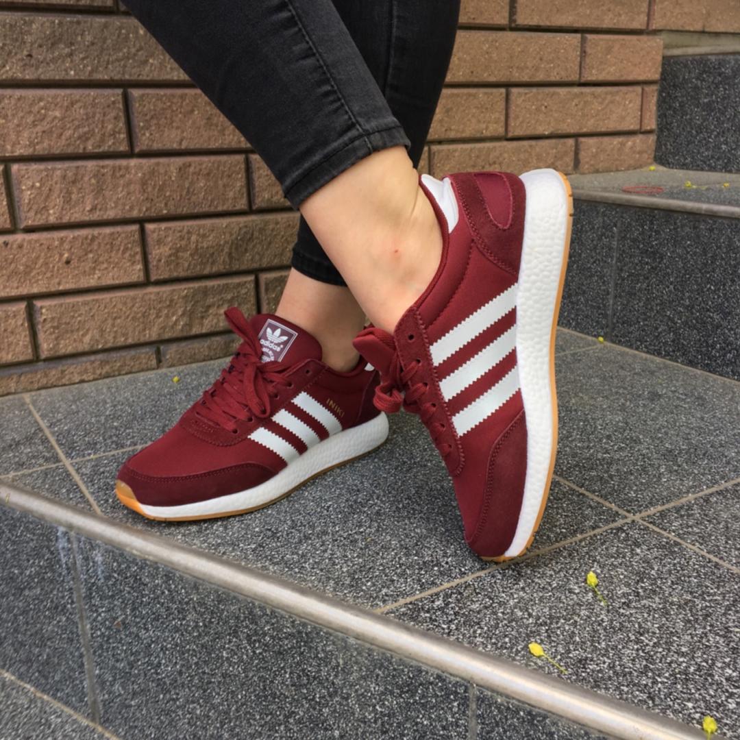 Adidas Iniki Bordo White 2